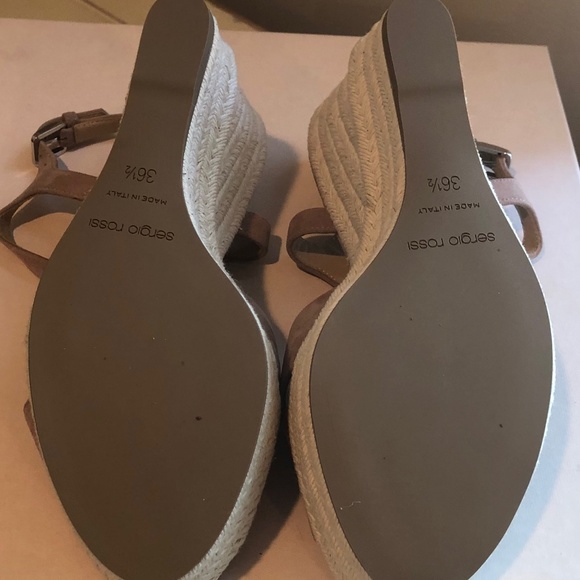 💖✨🎉 HOST PICK 💖✨🎉  Sergio Rossi Espadrilles Pink Suede New in Box - Picture 6 of 6